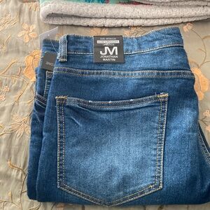 Jonathan Martin Dark Blue Denim Pants